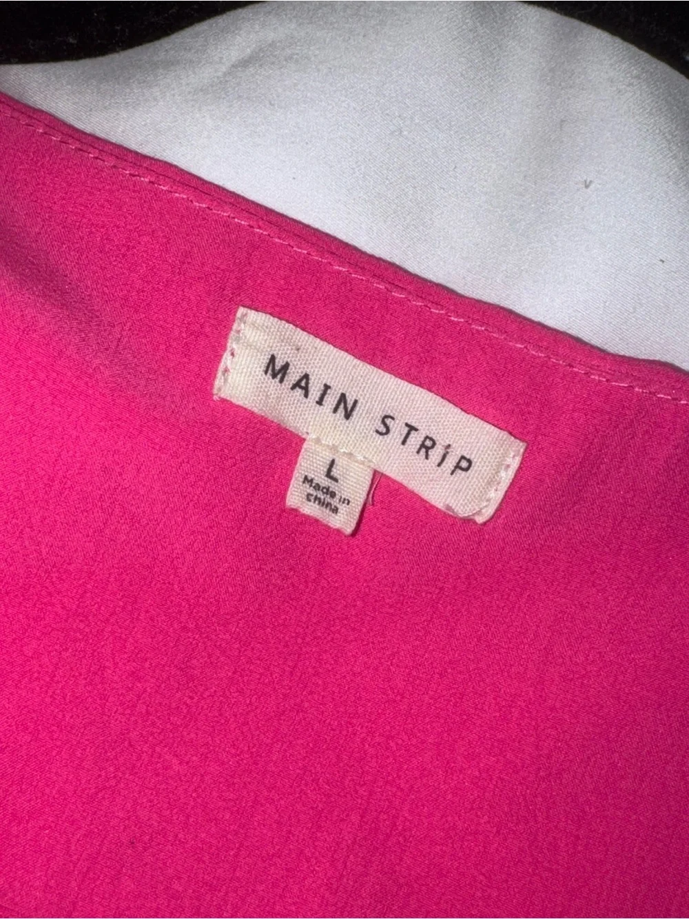 Neon Pink Ruffle Wrap Jumper - Picture 4 of 4